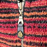 Alps vintage zip up collared horse fleece jacket size large made in USA Red Photo 5