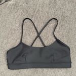 Alo Yoga  airlift intrigue Charcoal Sports Bra Photo 9