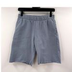 Brandy Melville Pale Blue Cut Off Sweat Short One Size Photo 0