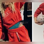 Free People NWT FP Movement Seeing Double Set - winterberry red - Medium Photo 5