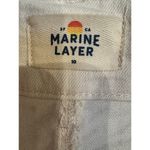 Marine layer  Archive Flare Jeans in Ecru White Size 10 Photo 6