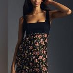 Anthropologie Maeve Brocade Square Neck Mini Dress Photo 1