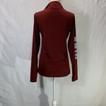 PINK - Victoria's Secret PINK Victoria’s Secret Three Quarter Zip Maroon Pullover Size Medium Photo 6