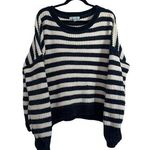 She & Sky Striped Sweater, Anthropologie, size Medium/Large Photo 0