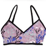 Thief & Bandit Bikini Top in Wandering Floral size medium Blue Photo 0