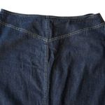 Liz Claiborne VTG  Denim Maxi Skirt Western Equestrian Boho Dark Wash Blue Sz 14 Photo 4