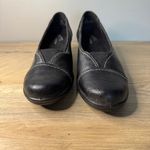 Easy Street Comfort Wave Black Leather Pumps Heels Women's Size 7WW Wide Photo 2