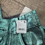 Free People We The Free‎ Extreme Measures Metallic Barrel Shorts size 24 NWT Photo 3