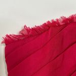 Monique Lhuillier ML Strapless Bridesmaid Dress in Raspberry Pink Chiffon Size 4 Photo 5