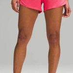 Lululemon NWT  Hotty Hot High Rise 4” Lined Glazed Pink Size 4 Photo 0