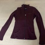 Bebe Y2K BNWOT  logo zip up track jacket size XS rare burgundy rhinestones Photo 0