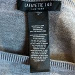Lafayette 148 Sweater Women’s XL* Gray Black Wool Short Sleeve Boxy Soft Fall Photo 5