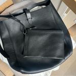 NWT THE ROW Blake Leather Tote Shoulder Bag in Black Photo 10