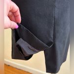 J.Crew  Black suiting Cowl Neck Sheath Dress SZ 0 Zipper Closure on Side By Waist Photo 7