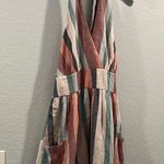 American Eagle  Outfitters Pink and Green Halter Maxi Sundress Photo 0