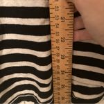 Talbots Women's Stretch Cotton Top 3/4 Sleeve Striped Multicolor Size LP Photo 6