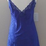 Victoria's Secret Royal Blue Vintage Victoria’s Secret Slip Dress Nightie Photo 1