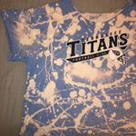 Tennessee Titans Destroyed Shirt Blue Size L Photo 2