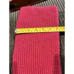 IZOD Vintage Lacoste Knit Scarf Hat Combo 100% Orlon Pink 80s Made USA Photo 7