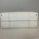 Kate Spade Pebbled Leather Double Strap Large Tote Bag Optic White Purse Photo 4