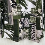 Susan Graver GRAVER Printed LK Fushion Blazer Women's Size 3X Mixed Print Green Photo 3
