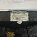 Current/Elliott Current/Elliot Sweeney Ankle Black Coated Faux Leather Skinny Pants/Jeans Size 2 Photo 8