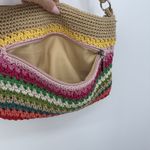 The Sak Rainbow Crochet Knit Shoulder Bag Festival Boho Small Purse Photo 9