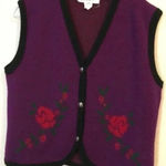 Diversity sweater vest M Purple Size M Photo 1