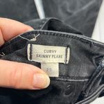 Madewell  vintage black wash curvy skinny flare denim jeans size 25 Photo 2