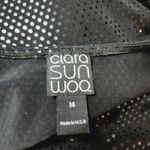 Clara Sun Woo Black Shimmer Knot Side Dress Size Medium Photo 6