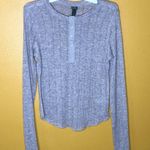 Wild Fable Gray Long Sleeve Henley, NWT, M Photo 2