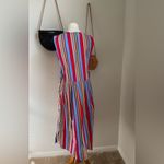 Vintage 90s Mr Witt Witt’s End Floral 90s Grunge Sleeveless Dress, Size Large Blue Photo 2