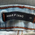 Marfinno Women’s Light Blue Denim Jeans With Fringe Size undefined Photo 2