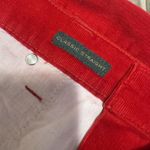 Lauren Jeans Co Ralph Lauren Pants Womens 12P Red Classic Straight Corduroy Photo 12