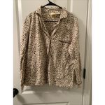 Meg & Lilly Women's Leopard Print 2pc Pajama Pant Set Top & Pants Size Large Photo 1