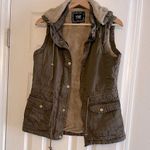Ymi Olive Vest with Faux  Fur Lining. In perfect Condition No flaws Noted. Photo 0