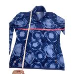 
Tops | Adidas Blue Print Soft Fleece Zip Sweatshirt | Color blue size med Photo 6