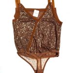 Free People Shimmer & Shine Bodysuit in Sunset Photo 5