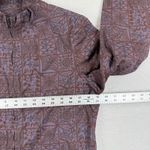 Peruvian Connection  Size 10 Jacket Geometric Print Zip Up 100% Pima Cotton Photo 1