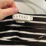 Velvet by Graham & Spencer Striped T Shirt Dress Black Photo 1