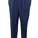 Aritzia Babaton Donnie Navy Blue Short Sleeve Drawstring V Neck Jumpsuit Size M Photo 4