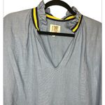 A SHIRT THING PENELOPE FLANNEL BLOUSE SIZE M Blue Size M Photo 3