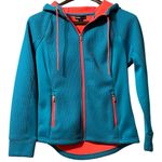 Swiss Tech Jacket Women's Measured Hooded Blue Full Zip Preppy Hiking Outdoor Size undefined Photo 0