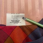 Ms. Paquette vintage block print jewel colored 2 piece pocket skirt set. Size L. Blue Size L Photo 9