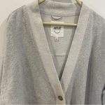 Aerie  Light Gray Cotton Women's Cardigan Sz Medium Photo 2