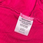 Chic Zippered Hot Pink Blouse with Zipper Shoulders & Front Gathered Middle L Size L Photo 8
