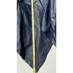 Cynthia Rowley Vintage Blue Cropped Jacket Women's Size Medium 100% Leather Photo 5
