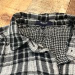 Madewell  | Women's 100% Cotton Black White Plaid Latitude Shirt Dress Sz S Photo 4