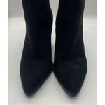 Forever 21  faux suede size 7 black booties with zipper Photo 7
