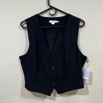Good American NWT   Pacino Vest size large black womens Photo 1